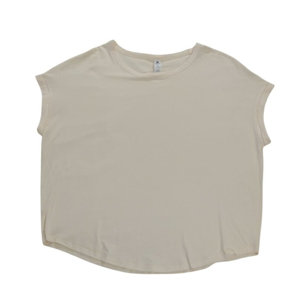 90 Degree By Reflex Super Soft Beverly S/S Rolled Hem Womens Top M.